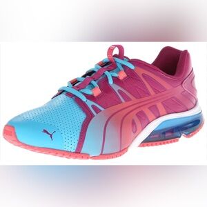 👟👟Vintage Puma Voltaic Evo women's running shoes in a pink and blue colorway